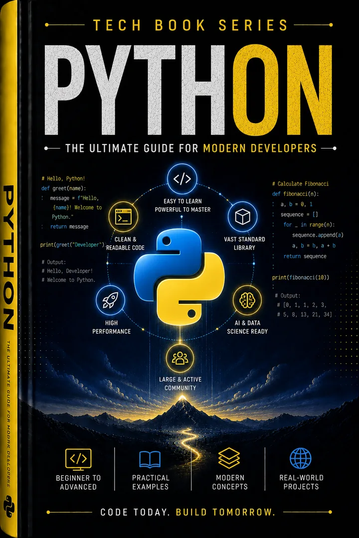 Python book cover